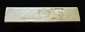 Awesome Poured 5 Oz. Silver Bar