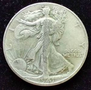 1941 Walking Liberty Half Dollar