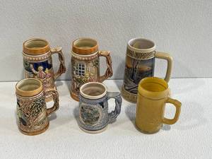 Assorted Vintage Beer Steins