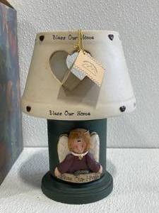 Crazy Mountain Crock Candle and Shade