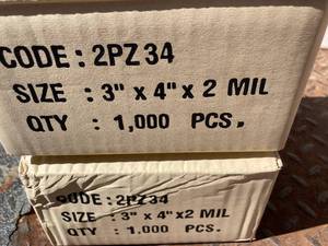 Small Zip-Top Poly Bags