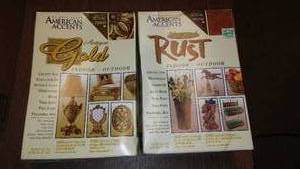 lot 309 image: American Accent Rust and Gold refinishing Kits.