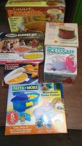lot 315 image: Misc. As Seen on TV Type Cookware. Pasta, Rice, Franks and more.