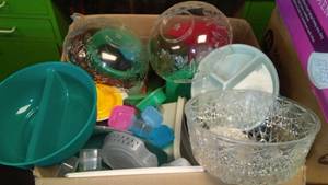 lot 321 image: Tupperware and Plastic Storage Bowls and more.