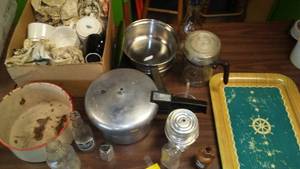 lot 325 image: Misc. Kitchen Cookware with Tote