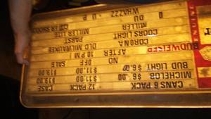 lot 348 image: Light Clydesdale Budweiser Beer Sign. Working,