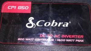 lot 406 image: Cobra DC to AC Inverter, 800 W