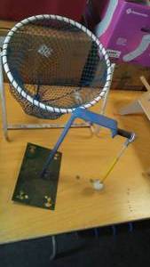lot 473 image: Vintage Golf Practice Accessories