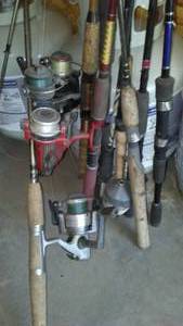 lot 482 image: Fishing Rods and Reels (8)