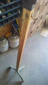 lot 484 image: Hockey Stick Clothing Rack.