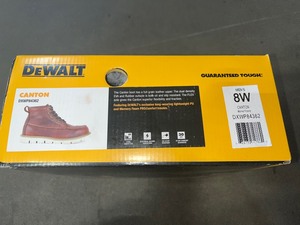 DEWALT Mens Canton 6 Work Boots - Steel Toe - Walnut Pitstop Size 8(W)
