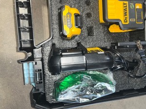 DEWALT 12-Volt MAX Lithium-Ion 100 ft. Green Self-Leveling 5-Spot Beam Laser with Battery 2Ah, Charger, & TSTAK Case