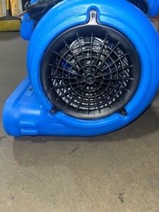 B-Air 14 HP Air Mover Blower Fan for Water Damage Restoration Carpet Dryer Floor Home and Plumbing Use in Blue
