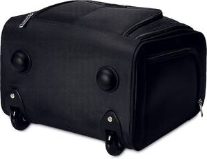 Amazon Basics Underseat Carry-On Rolling Travel Luggage Bag with Wheels, 14 Inches, Black
