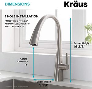 KRAUS Nolen Dual Function Pull-Down Kitchen Faucet
