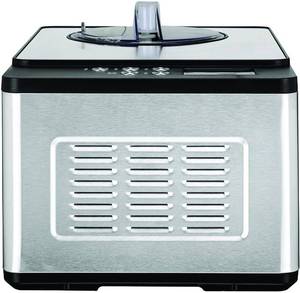 Whynter ICM-200LS Automatic Ice Cream Maker 2 Quart Capacity Stainless Steel, Built-in Compressor, no pre-Freezing, LCD Digital Display, Timer, 2.1