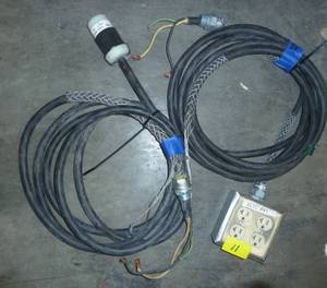 2 Warehouse drop cords, 22 ft and 16 ft long
