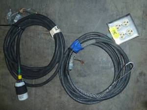 2 Warehouse drop cords, both 20 ft long