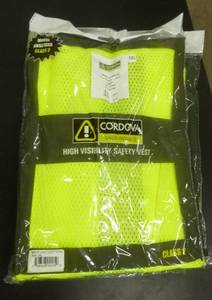 THREE 5XL and ONE 6XL Hi-Vis Safety vests