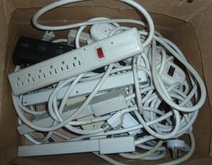 Box of outlet strips