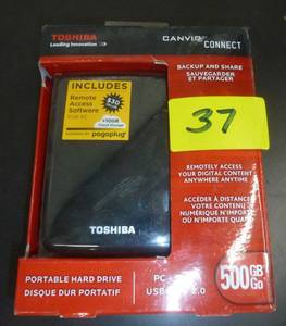 New in box Toshiba 500gb Hard drive  USB