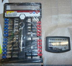 14 inch Deep socket set and 32 pc bit set