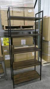 New 5 shelf 72 inches tall bookshelf, 30 wide and 13.5 deep
