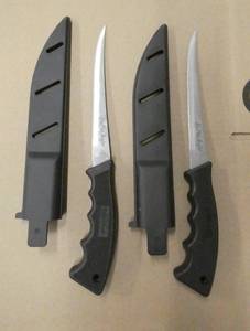 2 New filet knives