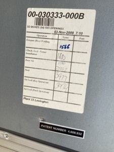 lot 95 image: Safety deposit box w24 boxes and keys