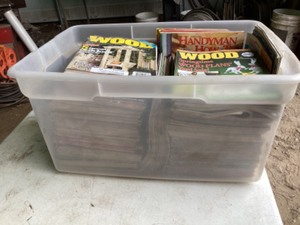 lot 34 image: Wood working Magazines