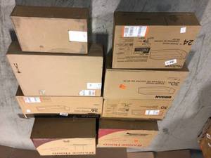 lot 57 image: Lot of Mixed Assorted Kitchen Range Hood Various Models Conditions and Sizes See Pictures