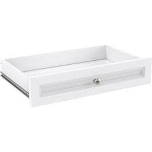 Selectives 4.88 in. H x 23.46 in. W White Wood Drawer