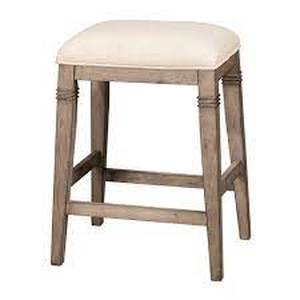 25.25 Arabella Wood Backless Non-Swivel Counter Height Barstool - Hillsdale Furniture