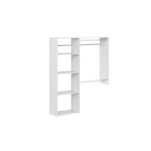 Closet Evolution 36 in. W - 60 in. W White Wood Closet System
