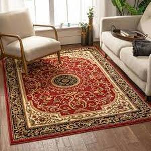 Barclay Casbah Traditional Oriental Medallion Red 5 ft. 3 in. x 7 ft. 3 in. Area Rug
