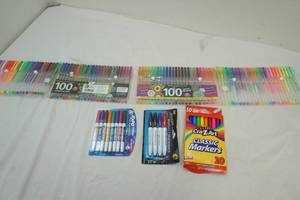 lot 94 image: gel pens and dry erase markers