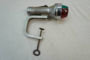 lot 100 image: vintage clamp-on boat light