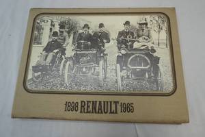 lot 101 image: vintage 1965 Renault hard cover picture book