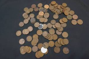 lot 4 image: wheat pennies
