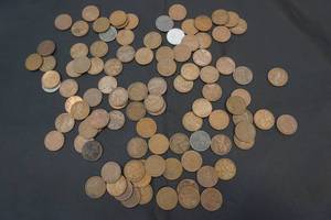 lot 6 image: wheat pennies