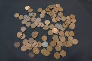 lot 12 image: wheat pennies