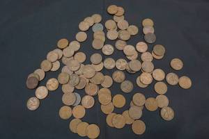lot 17 image: wheat pennies