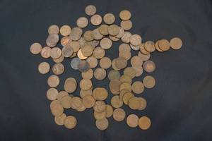 lot 22 image: wheat pennies