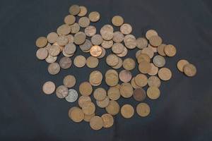 lot 23 image: wheat pennies