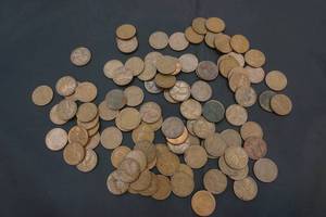lot 26 image: wheat pennies
