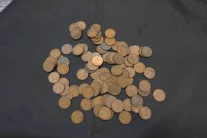 lot 31 image: wheat pennies