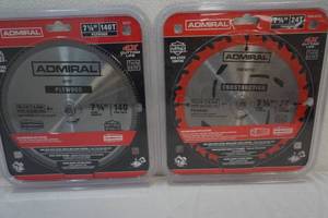 lot 112 image: admiral circular saw blades