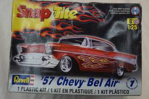 lot 120 image: Revell 57 chevy bel air  snap tite model