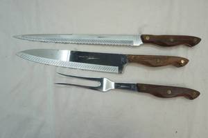 lot 125 image: meat carving set