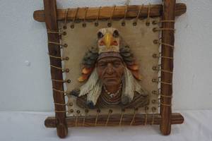 lot 127 image: native American wall art